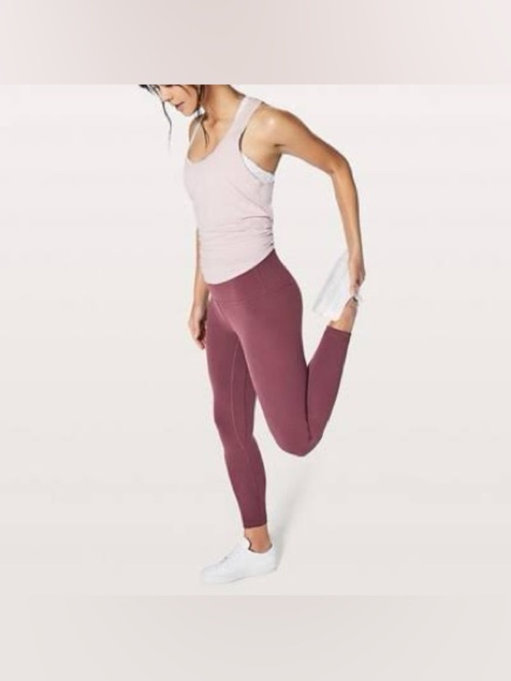 ✨🍇 Lululemon Align™ High-Rise Leggings Burgundy Nulu 25” – Size 8